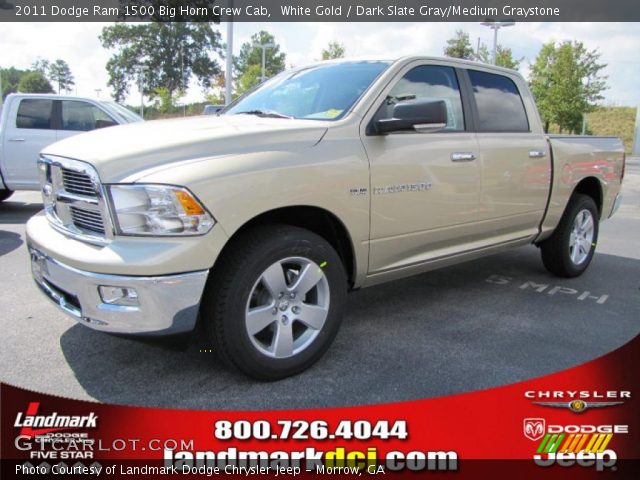 2011 Dodge Ram 1500 Big Horn Crew Cab in White Gold