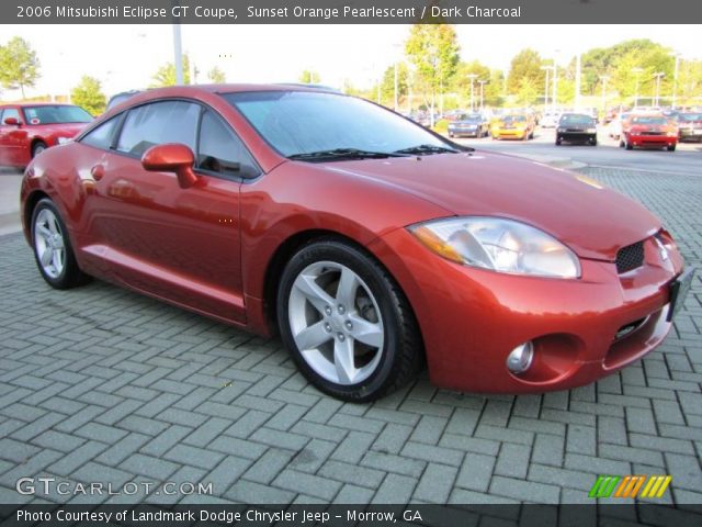 2006 Mitsubishi Eclipse GT Coupe in Sunset Orange Pearlescent