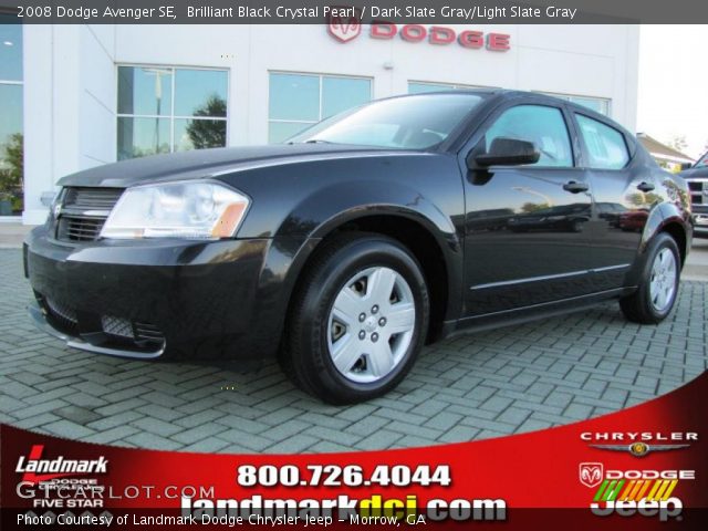2008 Dodge Avenger SE in Brilliant Black Crystal Pearl