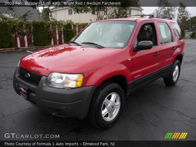 2002 Ford Escape XLS V6 4WD in Bright Red