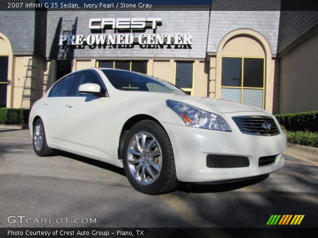 2007 Infiniti G 35 Sedan in Ivory Pearl
