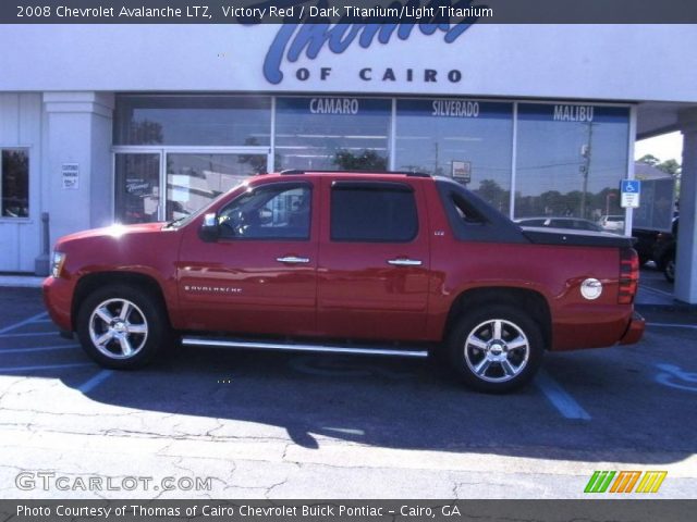 2008 Chevrolet Avalanche LTZ in Victory Red