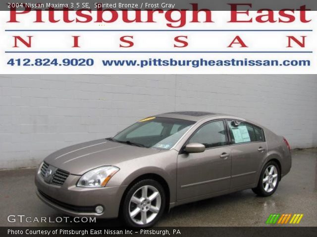 2004 Nissan Maxima 3.5 SE in Spirited Bronze