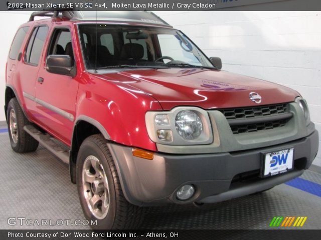 2002 Nissan Xterra SE V6 SC 4x4 in Molten Lava Metallic