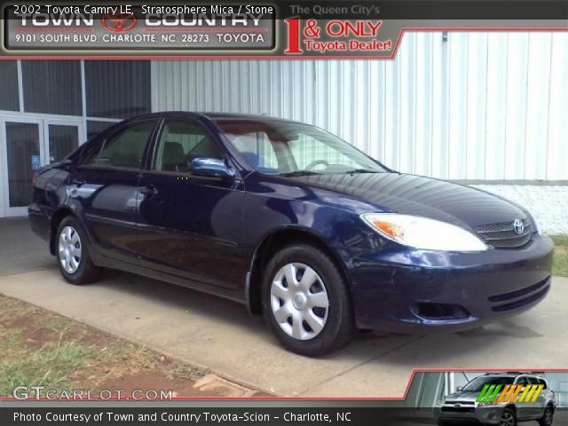 2002 Toyota Camry LE in Stratosphere Mica