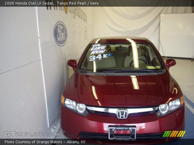 2006 Honda Civic LX Sedan in Tango Red Pearl
