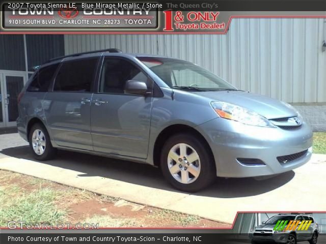 2007 Toyota Sienna LE in Blue Mirage Metallic