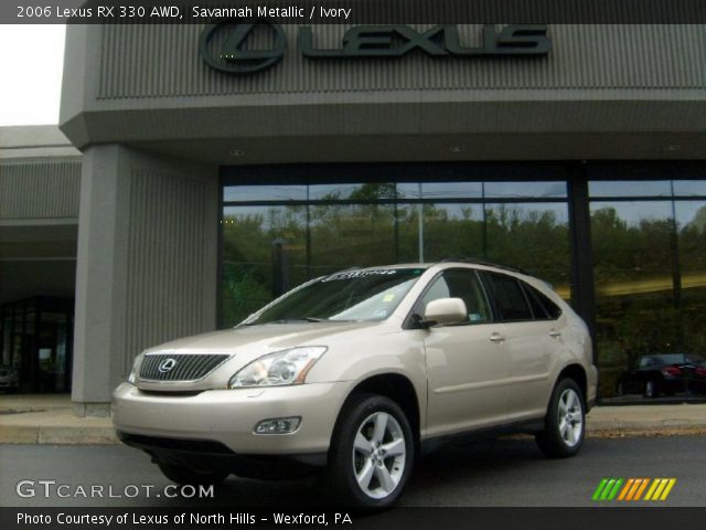 2006 Lexus RX 330 AWD in Savannah Metallic