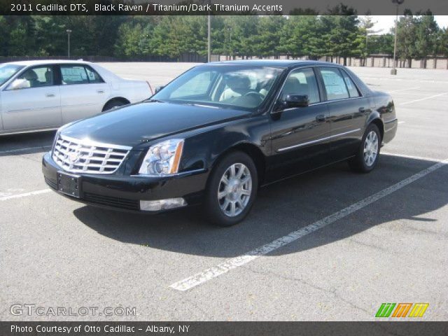 2011 Cadillac DTS  in Black Raven