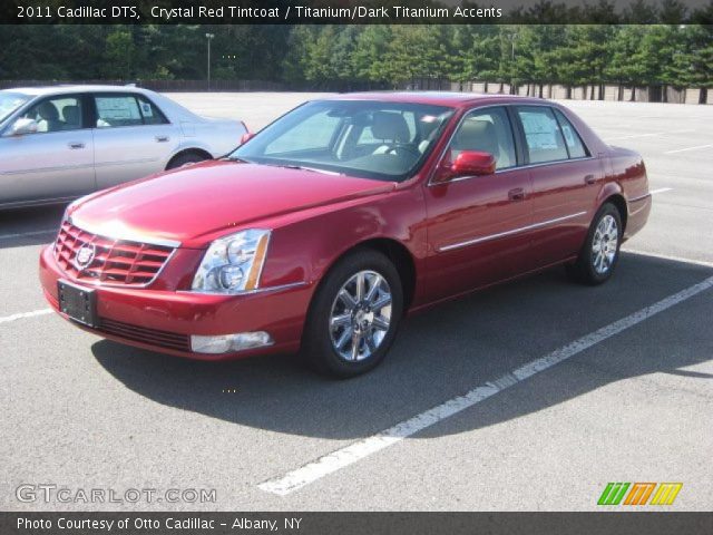 2011 Cadillac DTS  in Crystal Red Tintcoat