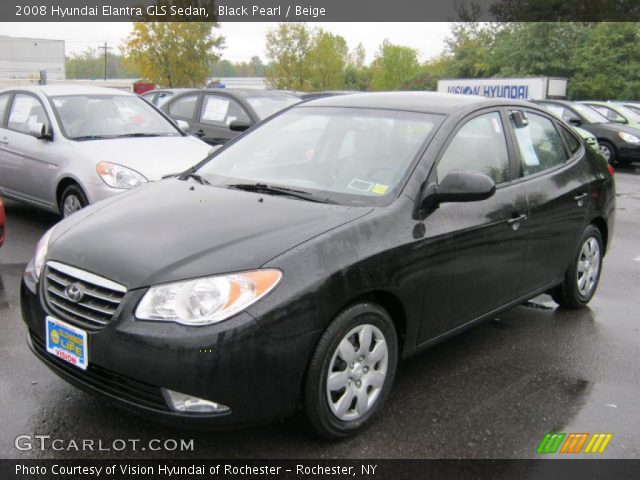 2008 Hyundai Elantra GLS Sedan in Black Pearl