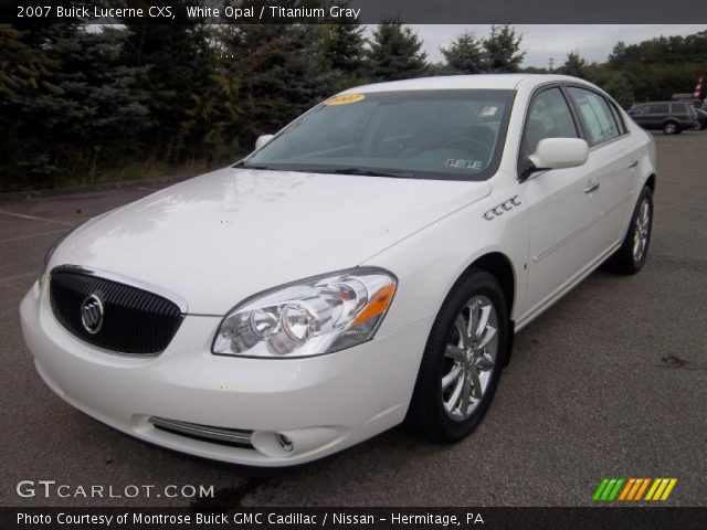 2007 Buick Lucerne CXS in White Opal