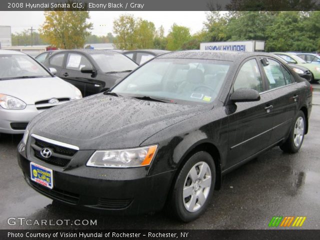 2008 Hyundai Sonata GLS in Ebony Black