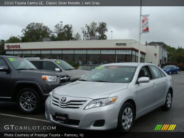 2010 Toyota Camry LE in Classic Silver Metallic