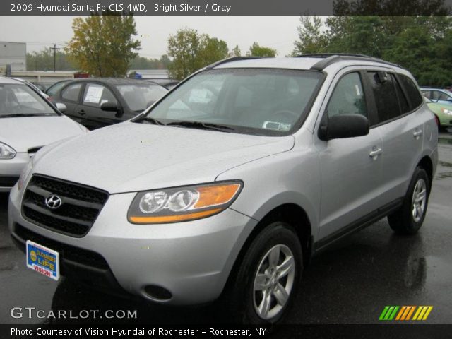 2009 Hyundai Santa Fe GLS 4WD in Bright Silver