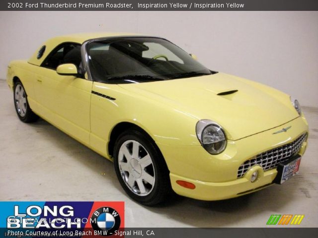 2002 Ford Thunderbird Premium Roadster in Inspiration Yellow
