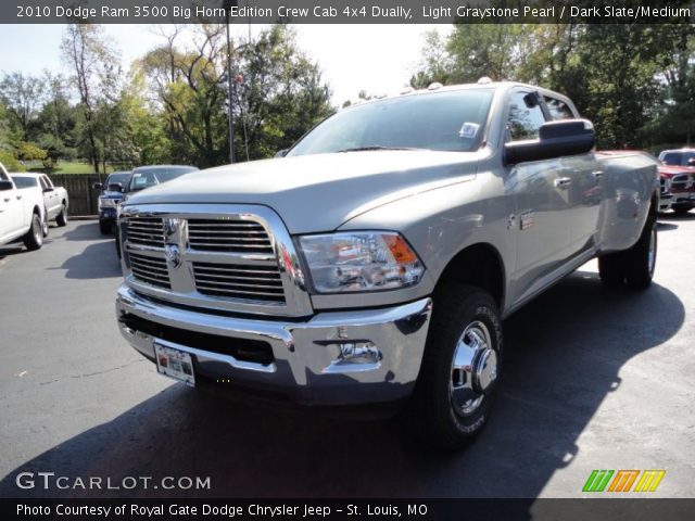 2010 Dodge Ram 3500 Big Horn Edition Crew Cab 4x4 Dually in Light Graystone Pearl