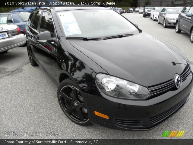 2010 Volkswagen Jetta TDI SportWagen in Black