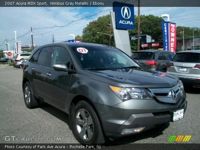 2007 Acura MDX Sport in Nimbus Gray Metallic