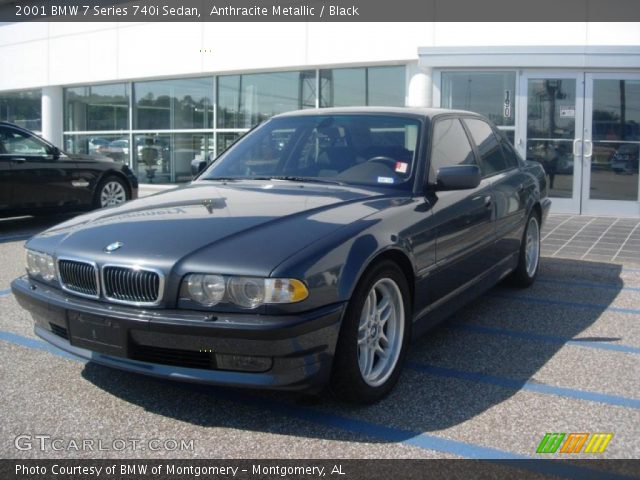 2001 BMW 7 Series 740i Sedan in Anthracite Metallic
