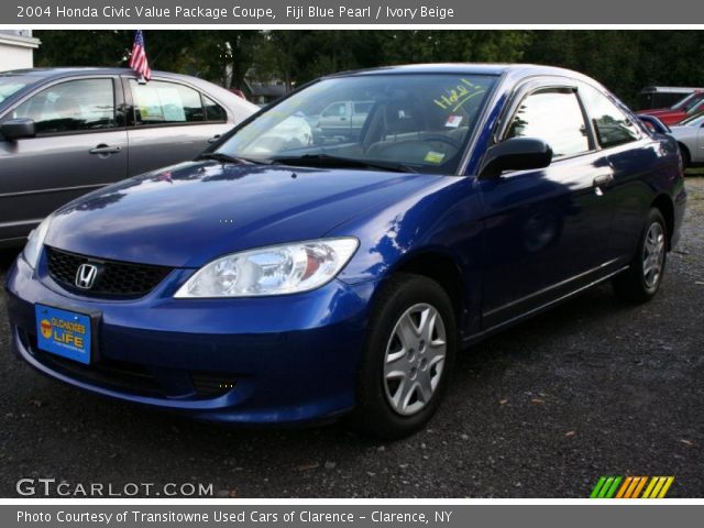 2004 Honda Civic Value Package Coupe in Fiji Blue Pearl