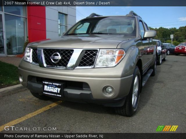 2007 Nissan Frontier LE Crew Cab 4x4 in Desert Stone