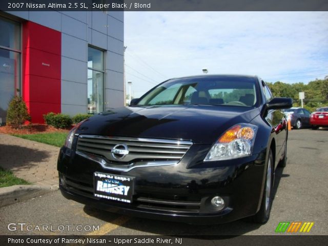 2007 Nissan Altima 2.5 SL in Super Black