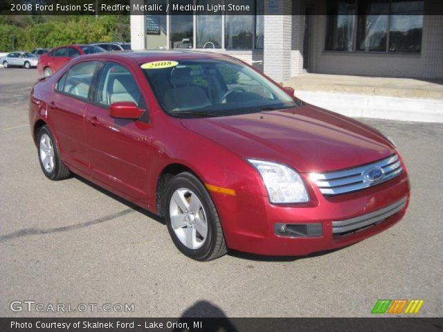 2008 Ford Fusion SE in Redfire Metallic