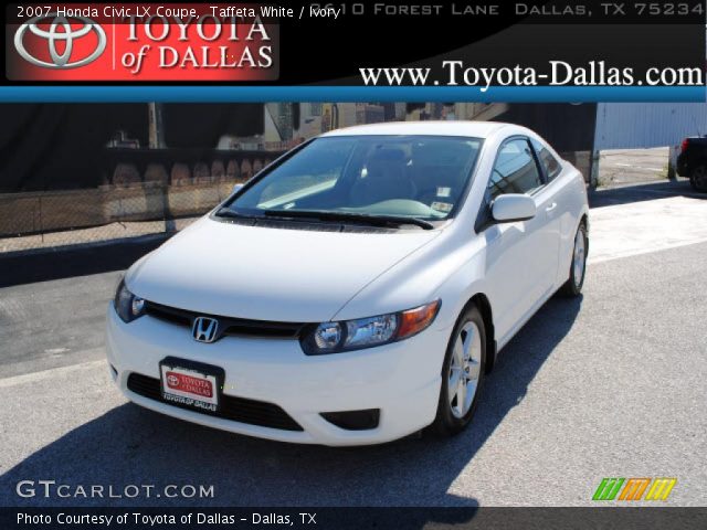 2007 Honda Civic LX Coupe in Taffeta White