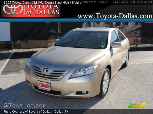 2007 Toyota Camry XLE V6 in Desert Sand Mica