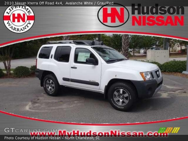 2010 Nissan Xterra Off Road 4x4 in Avalanche White