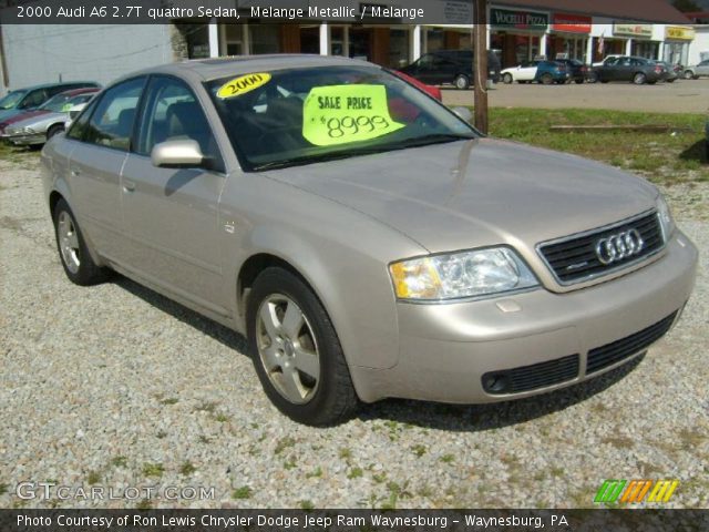 2000 Audi A6 2.7T quattro Sedan in Melange Metallic