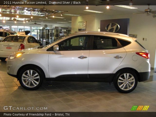 2011 Hyundai Tucson Limited in Diamond Silver