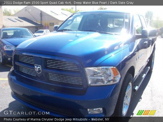 2011 Dodge Ram 1500 Sport Quad Cab 4x4 in Deep Water Blue Pearl