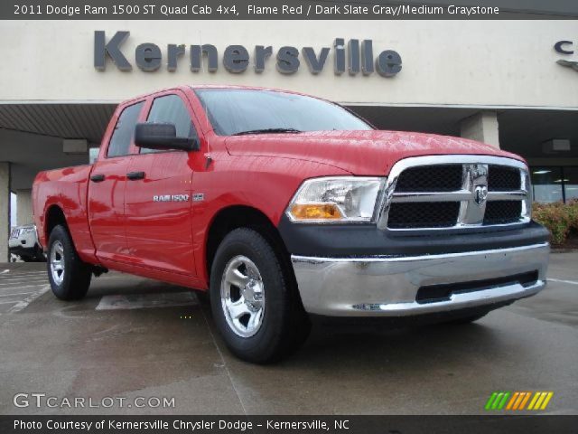 2011 Dodge Ram 1500 ST Quad Cab 4x4 in Flame Red