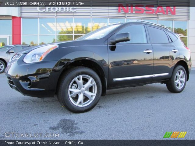 2011 Nissan Rogue SV in Wicked Black