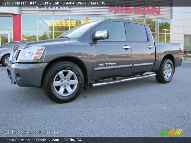 2007 Nissan Titan LE Crew Cab in Smoke Gray