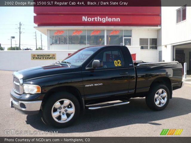2002 Dodge Ram 1500 SLT Regular Cab 4x4 in Black