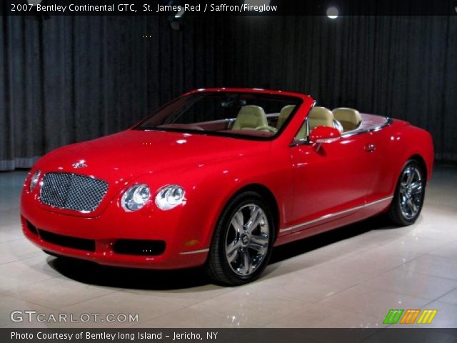 2007 Bentley Continental GTC  in St. James Red