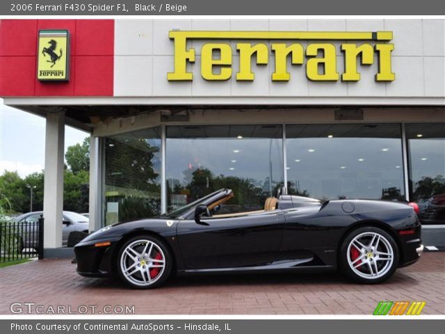 2006 Ferrari F430 Spider F1 in Black