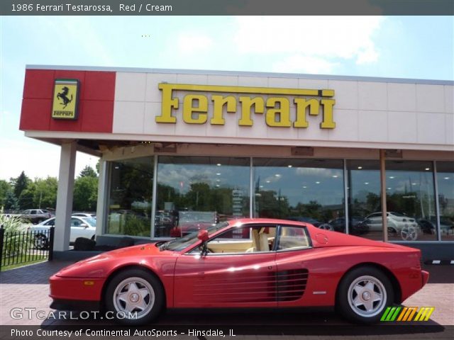 1986 Ferrari Testarossa  in Red