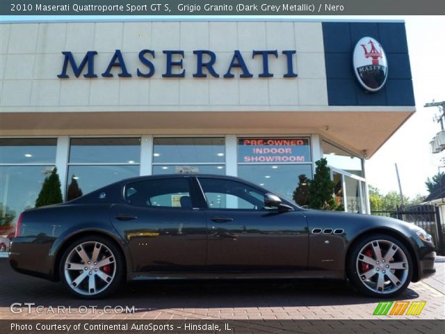 2010 Maserati Quattroporte Sport GT S in Grigio Granito (Dark Grey Metallic)