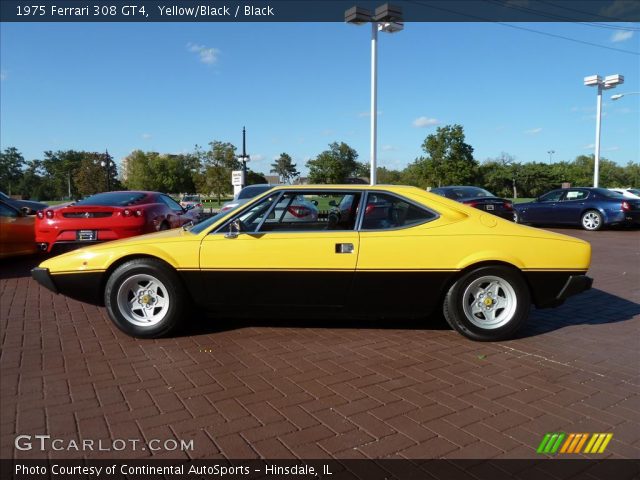 1975 Ferrari 308 GT4  in Yellow/Black