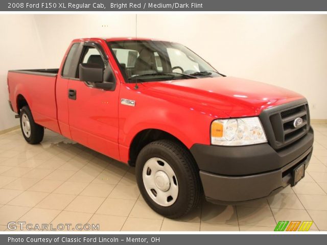 2008 Ford F150 XL Regular Cab in Bright Red