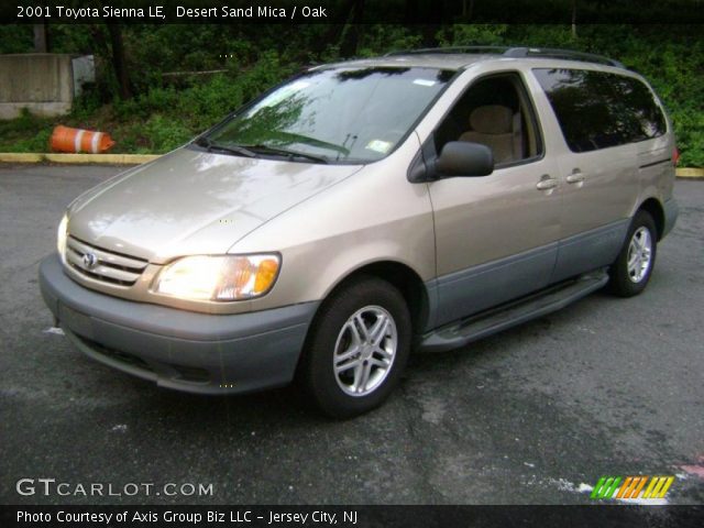 2001 Toyota Sienna LE in Desert Sand Mica