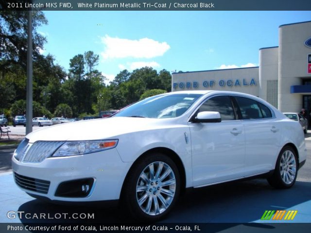2011 Lincoln MKS FWD in White Platinum Metallic Tri-Coat