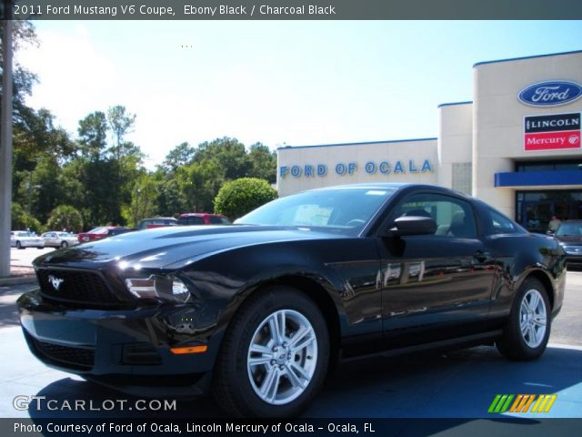 2011 Ford Mustang V6 Coupe in Ebony Black