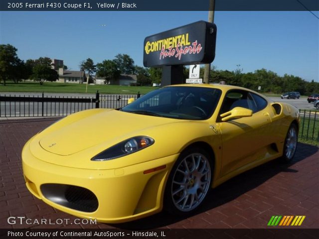 2005 Ferrari F430 Coupe F1 in Yellow
