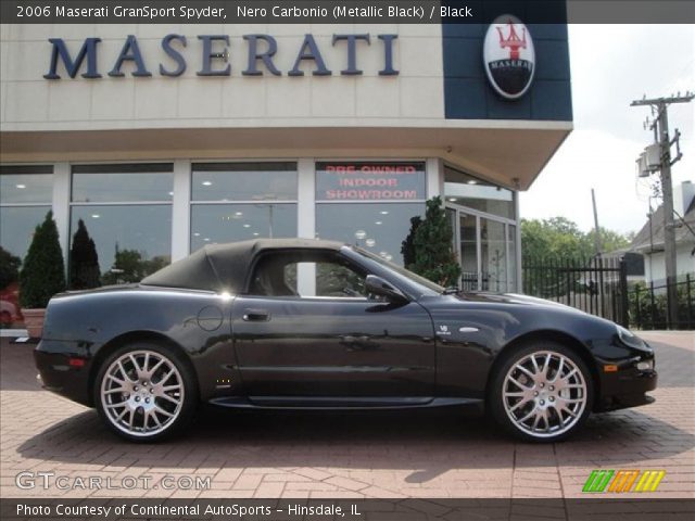 2006 Maserati GranSport Spyder in Nero Carbonio (Metallic Black)