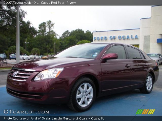 2007 Toyota Avalon XL in Cassis Red Pearl